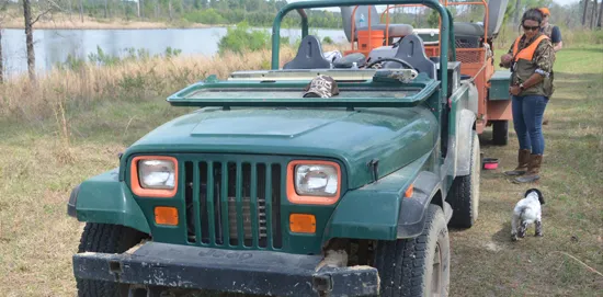 Quail Hunting Jeep